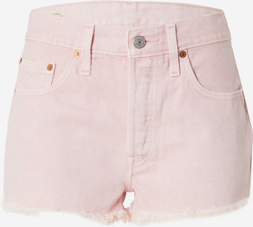 Regular Jean '501 Original Short' LEVI'S ® en rose : devant