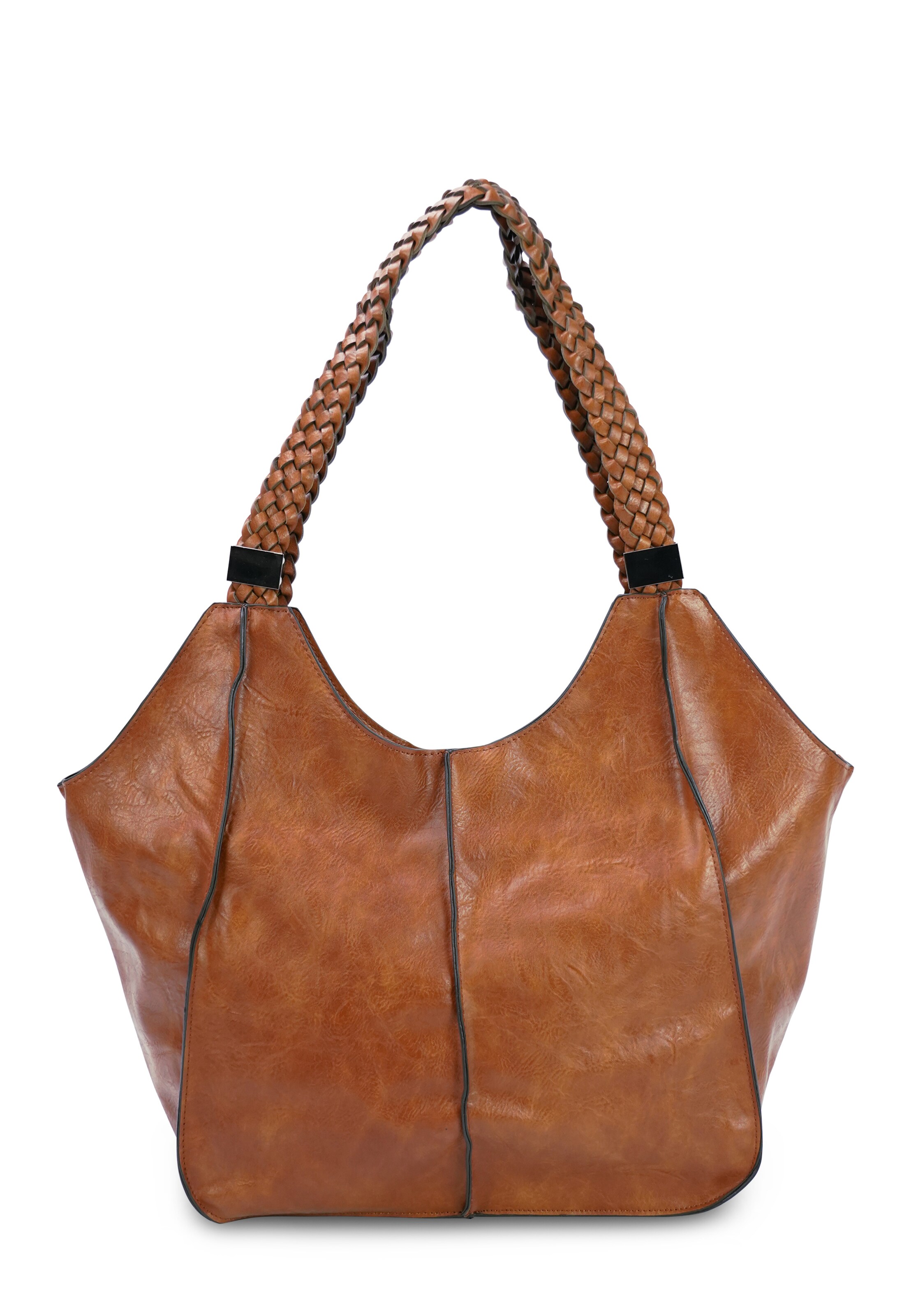 HARPA Handbag in Brown: front