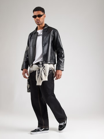 Geacă de primăvară-toamnă de la Abercrombie & Fitch pe negru