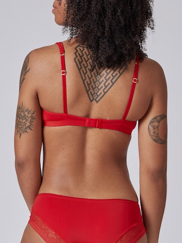 Skiny Regular BH 'Inspire Lace' in Rot