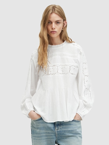 AllSaints Μπλούζα 'ELAIA' σε λευκό: μπροστά