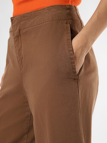 BOSS Regular Pants 'Tahiana' in Brown