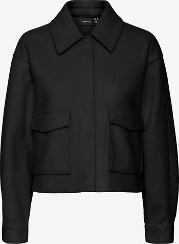 Veste mi-saison 'Megan' VERO MODA en noir : devant