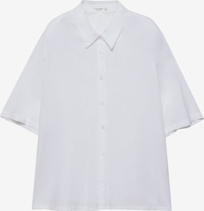 Pull&Bear Bluse in XS in weiß, Produktansicht