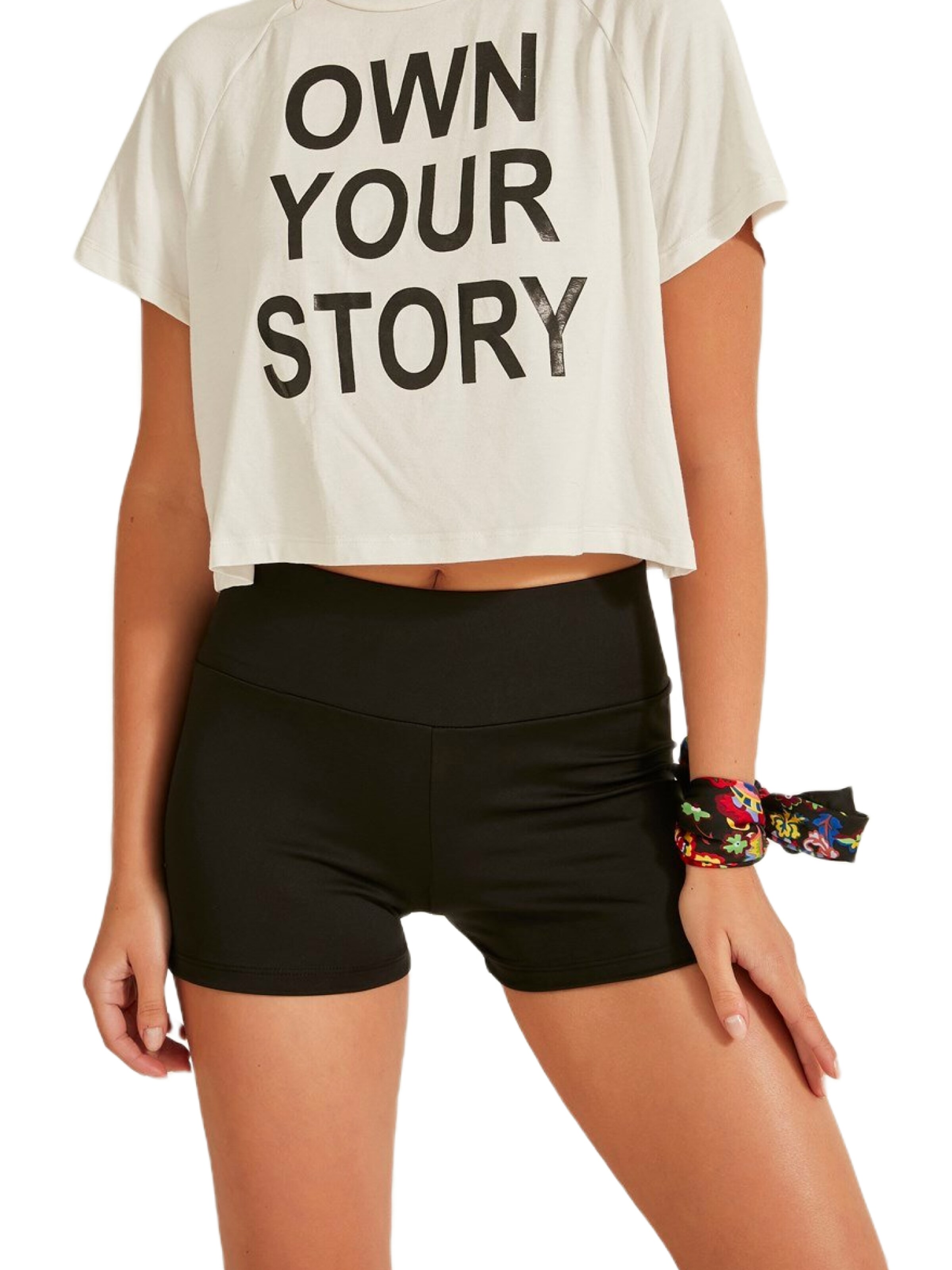 Skinny Leggings C&City en noir : devant