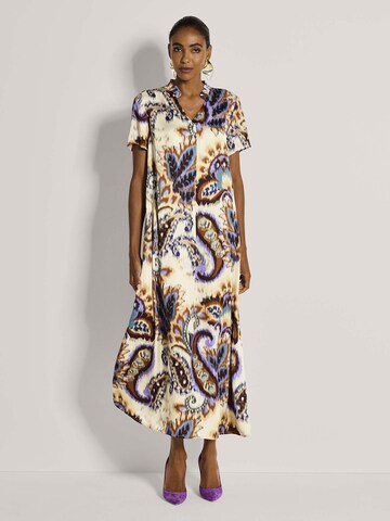 Robe-chemise MADELEINE en blanc : devant