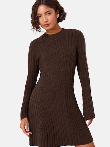 Friends Like These Pletena obleka | rjava barva: sprednja stran