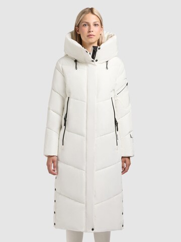 khujo Zimný kabát 'Pulset Matt' - Biela: predná strana