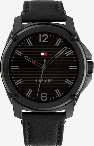 TOMMY HILFIGER Analoguhr in Schwarz