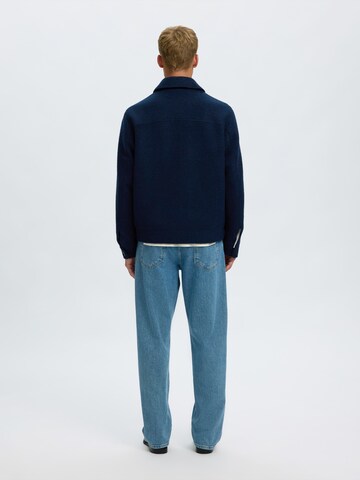 SELECTED - Chaqueta de entretiempo 'SLHJakob' en azul