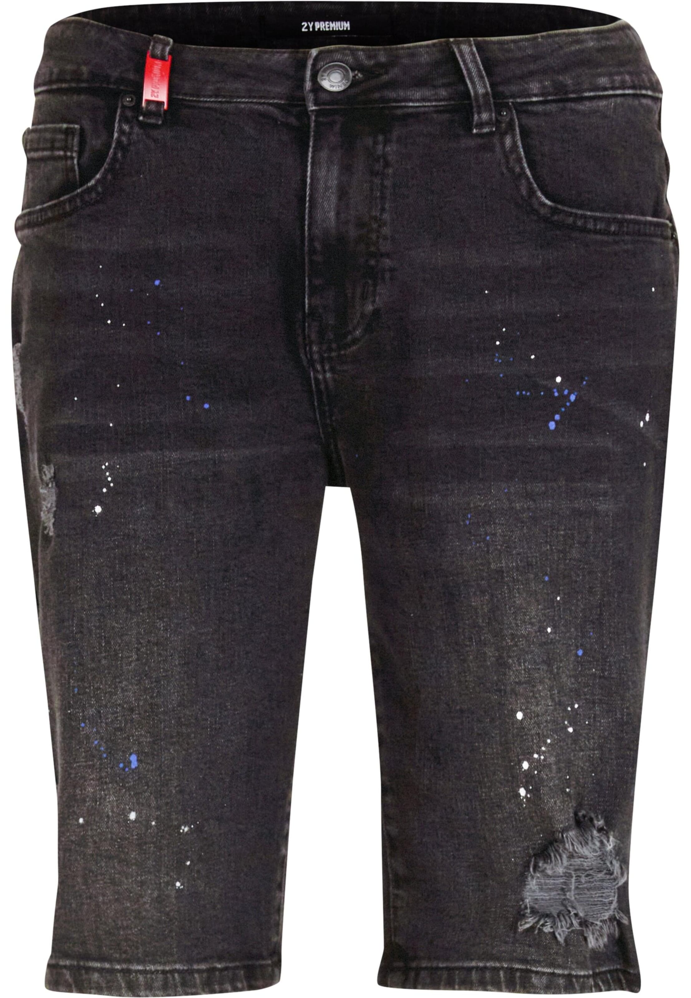 2Y Premium Jeans 'Leonardo' in Black: front