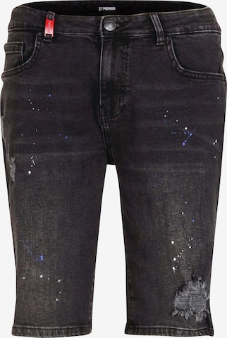 2Y Premium Regular Jeans 'Leonardo' in Schwarz: Vorderseite