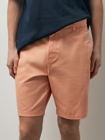 Next Slimfit Shorts in Orange: Vorderseite