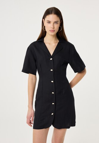 Fabienne Chapot Blousejurk in Zwart: voorkant