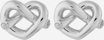 Kate Spade - Pendientes 'LOVES ME' en plata: frente