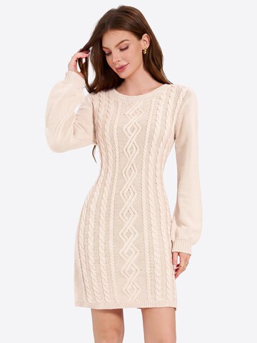 Imily Bela Strikkjole i beige