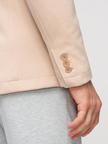 Coupe slim Veste de costume Ombre en beige