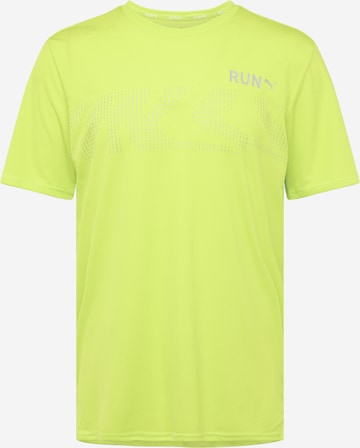 PUMA Функциональная футболка в Зеленый: спереди