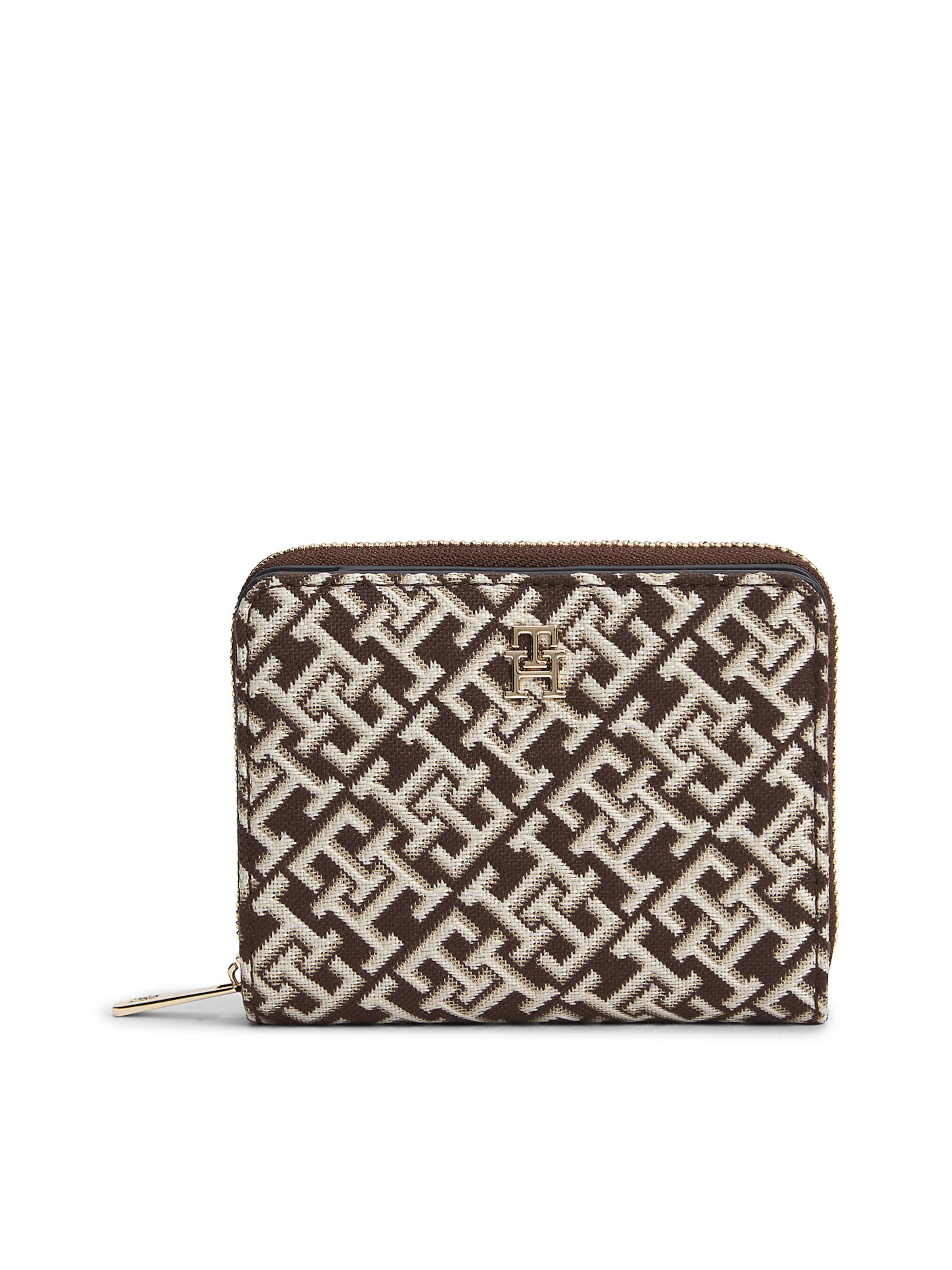 TOMMY HILFIGER Wallet in Brown: front