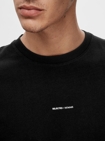 SELECTED HOMME T-Shirt in Schwarz