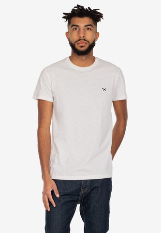 T-Shirt 'Retain' Iriedaily en blanc : devant
