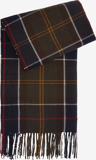Barbour Schal in One Size in navy / gelb / oliv / weiß, Produktansicht