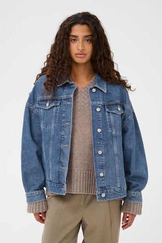 SOAKED IN LUXURY Between-Season Jacket 'SLNamira' in Blue: front