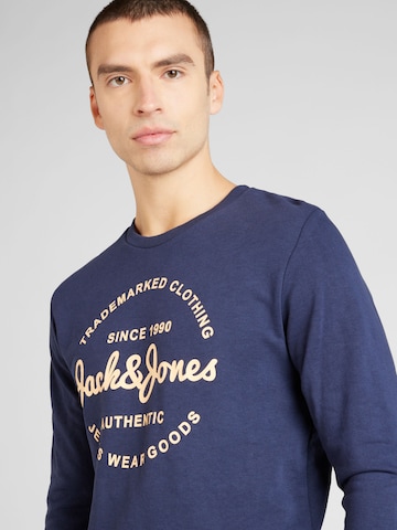 JACK & JONESSweater majica 'FOREST' - plava boja