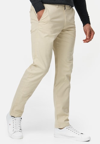 INDICODE JEANS Regular Chinohose 'Wasling' in Beige