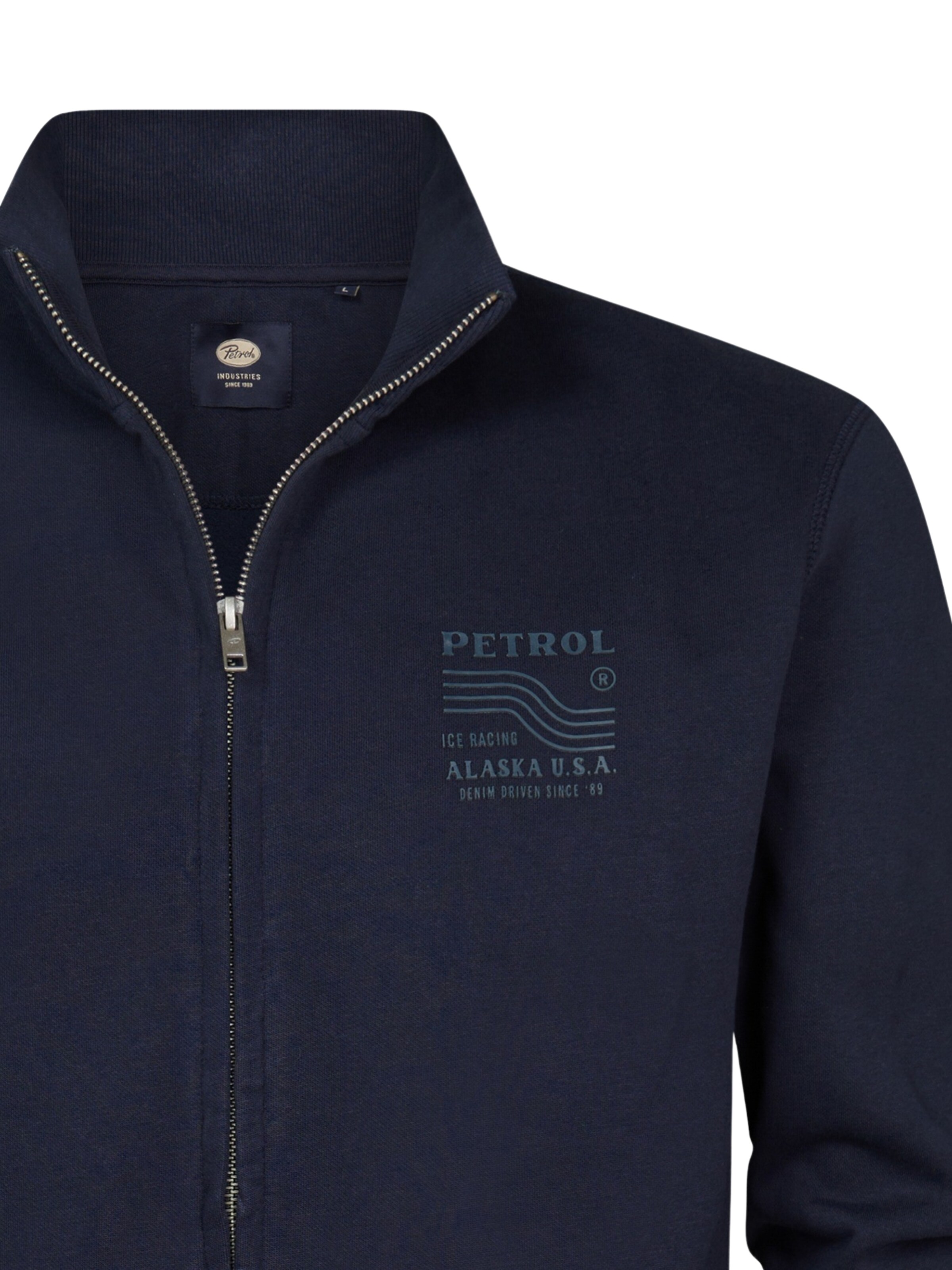 Petrol Industries Sweatjacke in Blau
