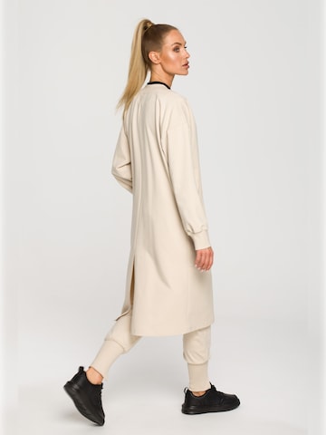 made of emotion - Sudadera con cremallera en beige