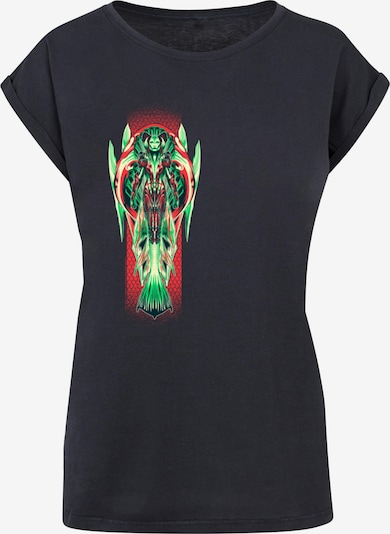 ABSOLUTE CULT T-shirt 'Aquaman - Queen Atlanna' en marine, Vue avec produit