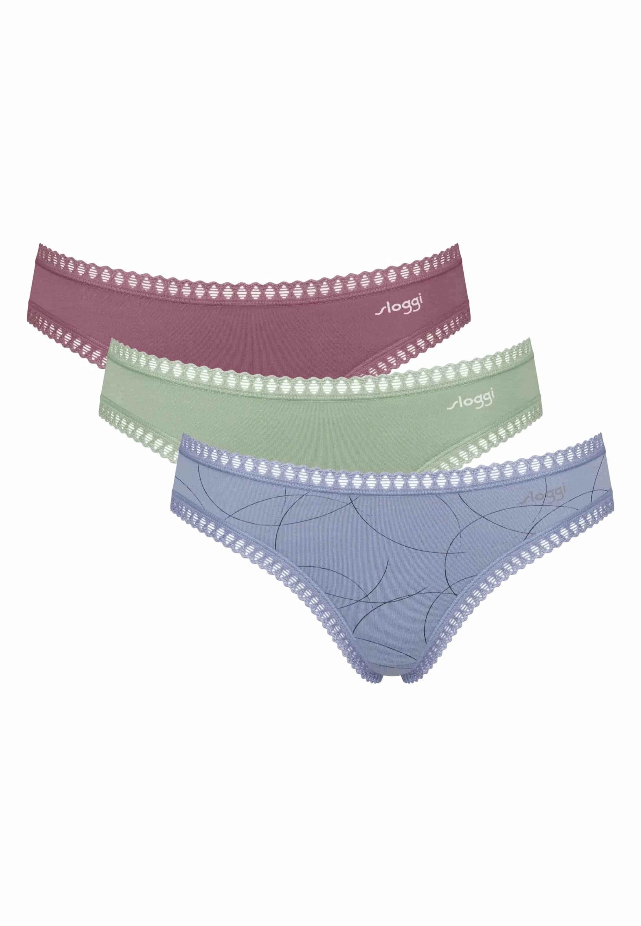 SLOGGI Slip in Mixed colours: front