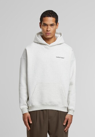 Sweat-shirt 'More Espresso' Another Cotton Lab en blanc : devant