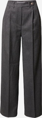 ONLY Regular Pleat-front trousers 'ALYSSA' in Grey: front