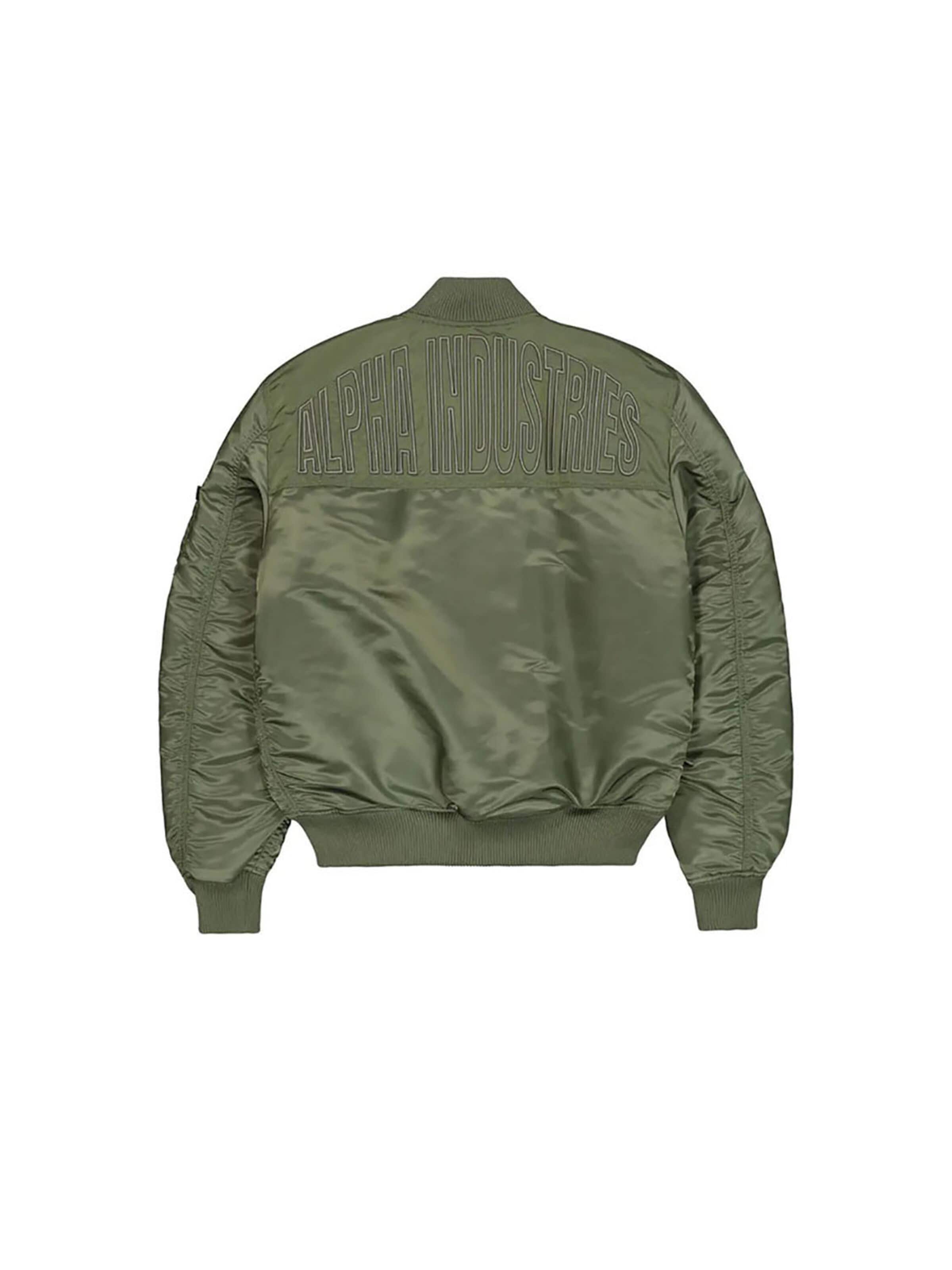 zaļš ALPHA INDUSTRIES Āra jaka 'MA-1 VF'