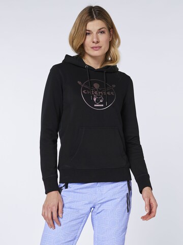CHIEMSEE Sweatshirt in Schwarz: Vorderseite