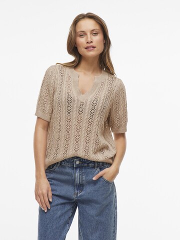 VILA Top in Beige: voorkant