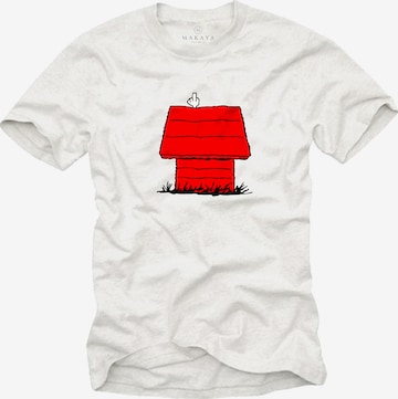 MAKAYA Shirt in White: front