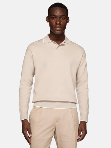 Boggi Milano Sweater in Beige: front