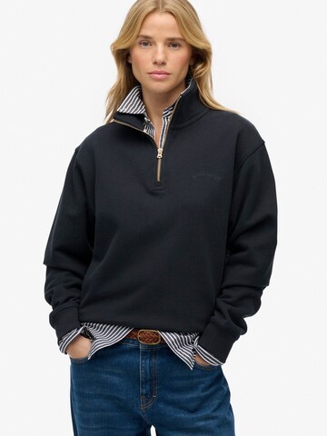 Superdry & Co Sweatshirt 'ESSENTIAL' i blå: framsida