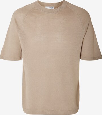 Pullover 'COMO' di SELECTED HOMME in beige: frontale