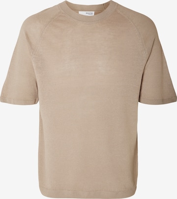 SELECTED HOMME - Jersey 'COMO' en beige: frente