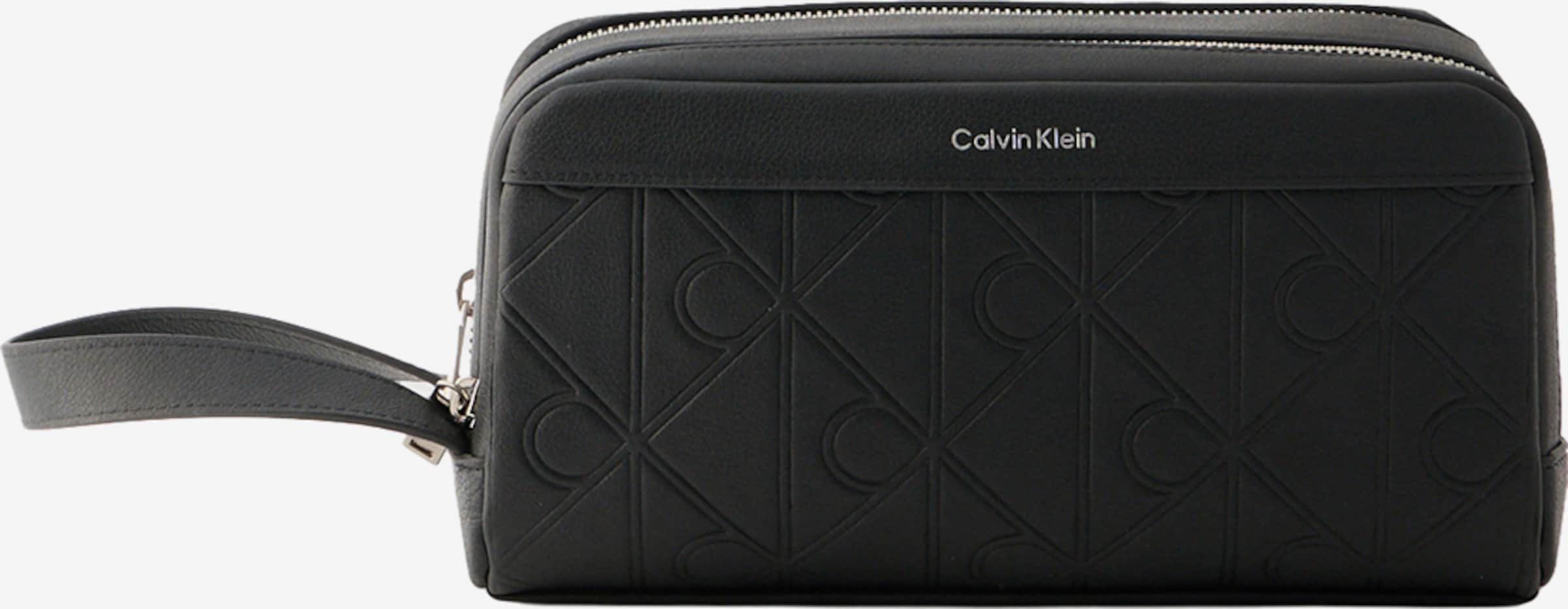 Calvin Klein Portfard 'Embossed Emblem Logo Dopp Kit'