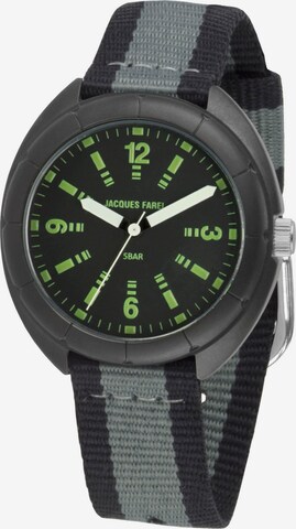 Jacques Farel Analog Watch in Black: front