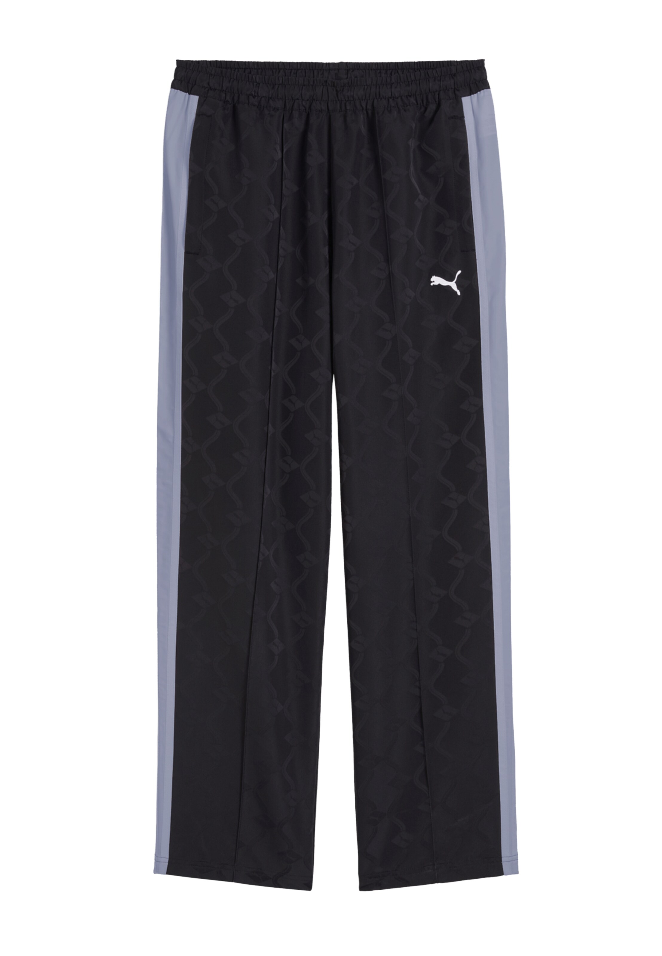 Regular Pantaloni sport 'T7' de la PUMA pe negru: față