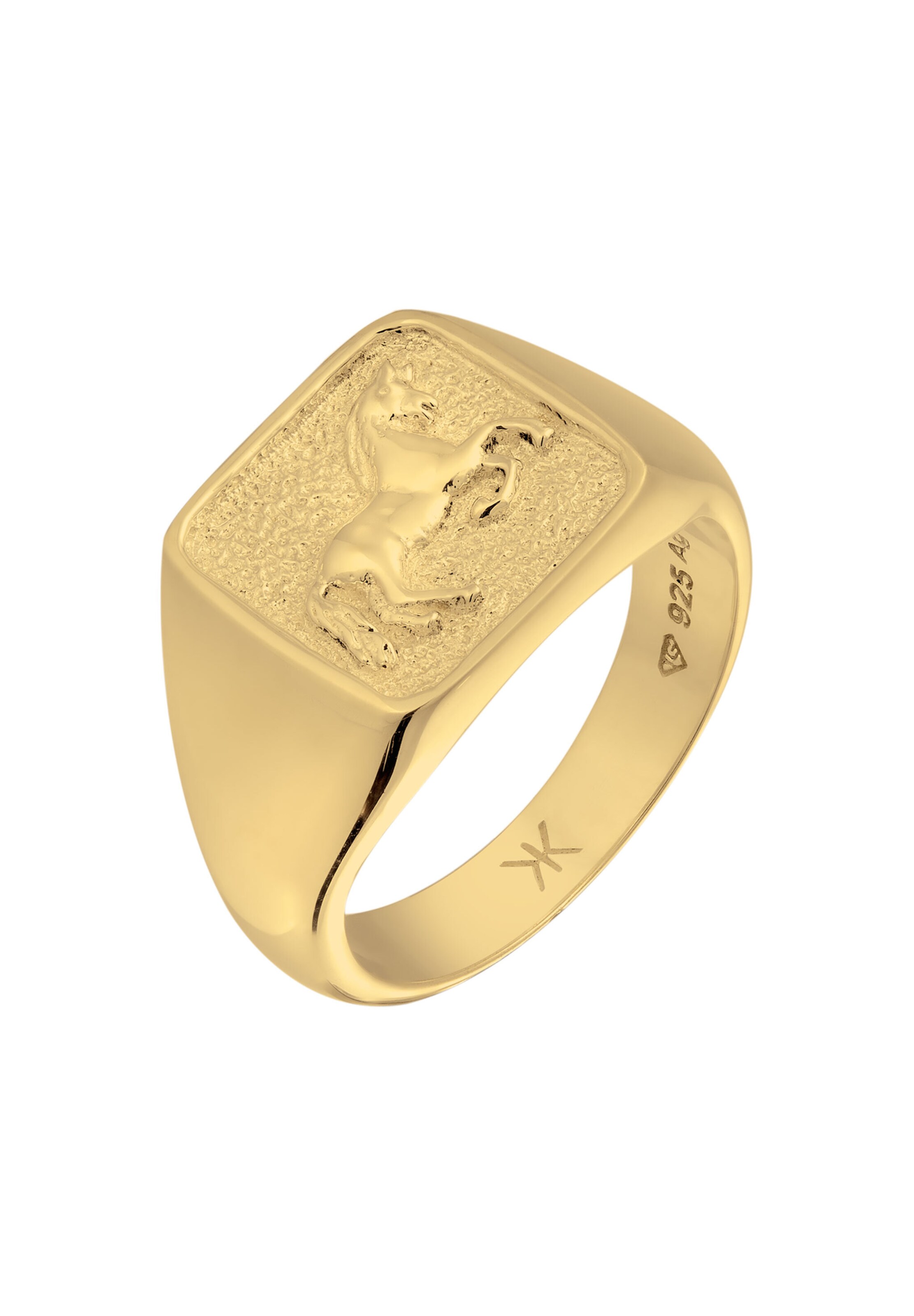 Bague 'Horse' KUZZOI en or : devant