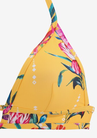 SUNSEEKER - Triangular Top de biquíni em amarelo