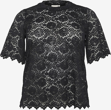 juoda KAFFE CURVE Marškinėliai 'Jaida': priekis