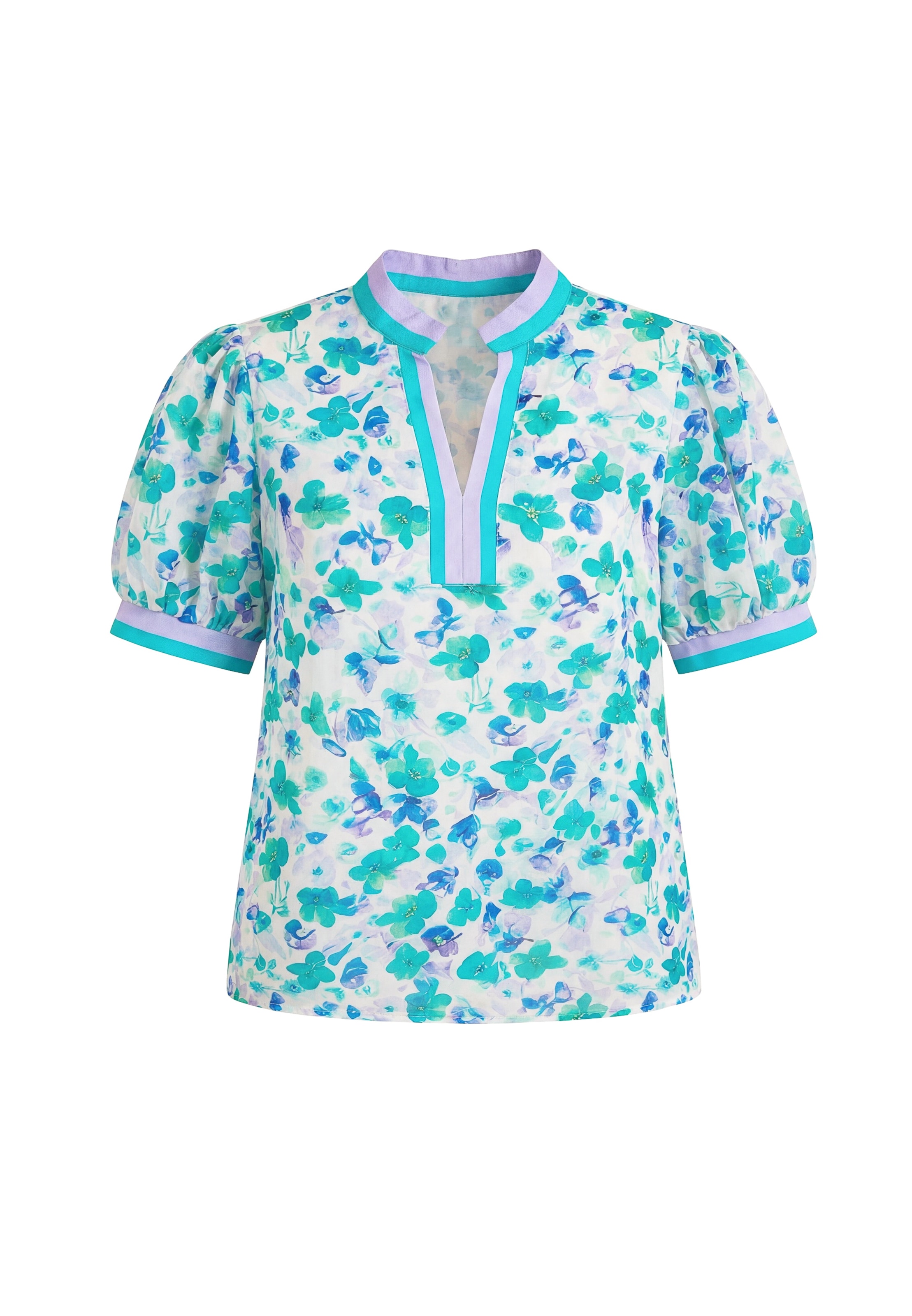 Usha - Blusa em azul: frente